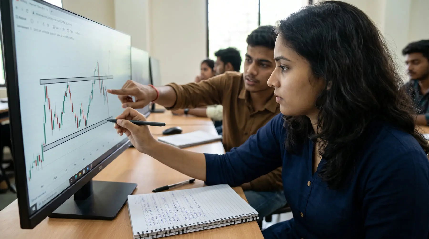 Technical Analysis class at Stock Classes Pune